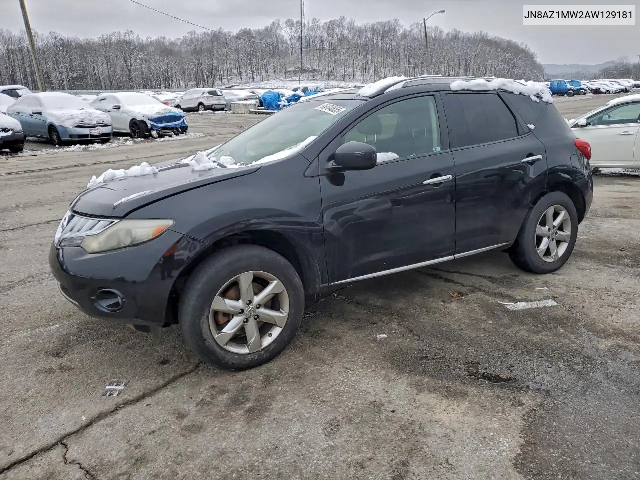 JN8AZ1MW2AW129181 2010 Nissan Murano S