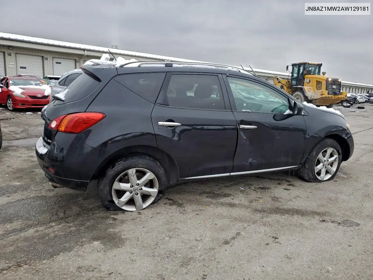 JN8AZ1MW2AW129181 2010 Nissan Murano S
