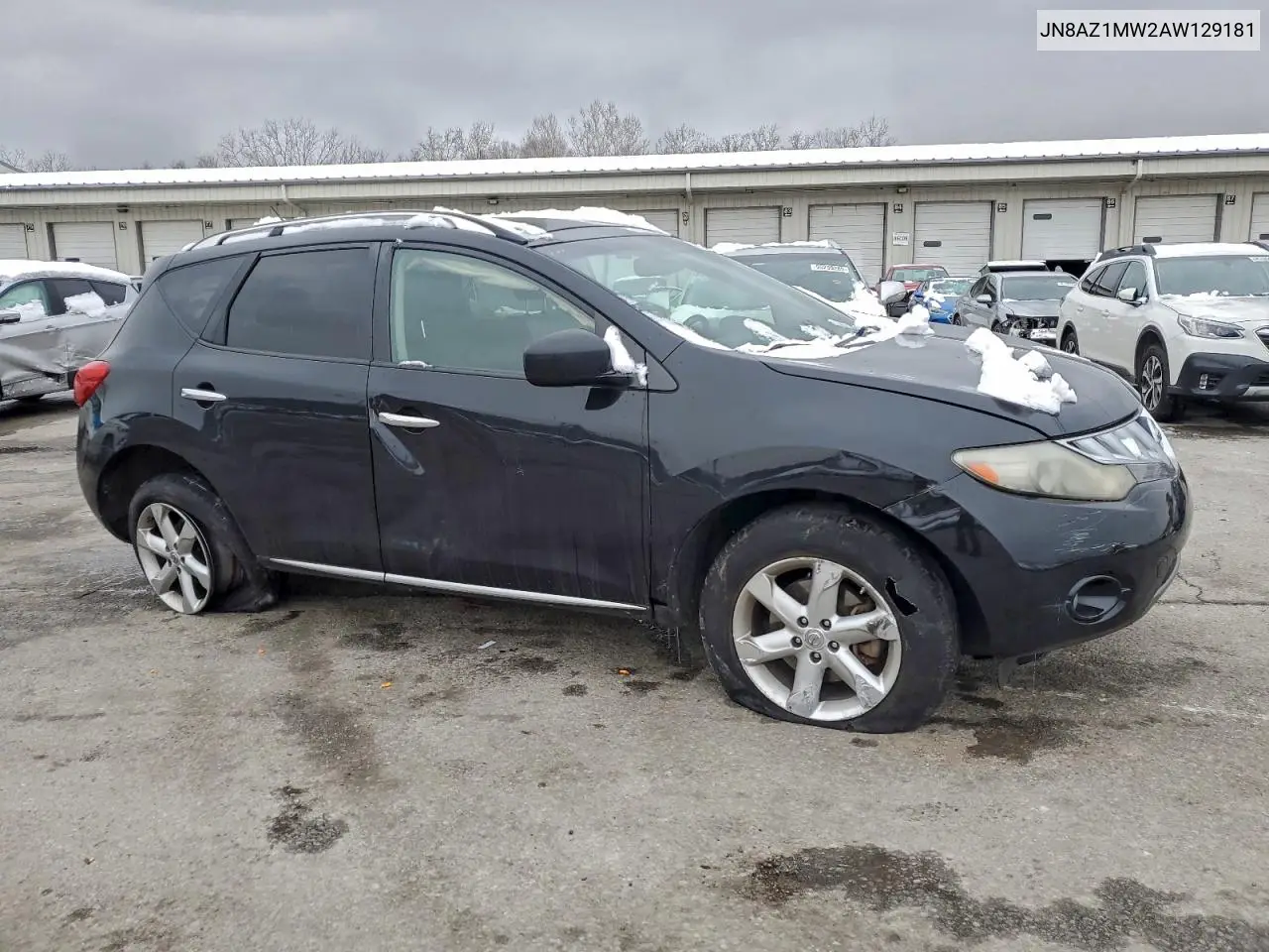 JN8AZ1MW2AW129181 2010 Nissan Murano S