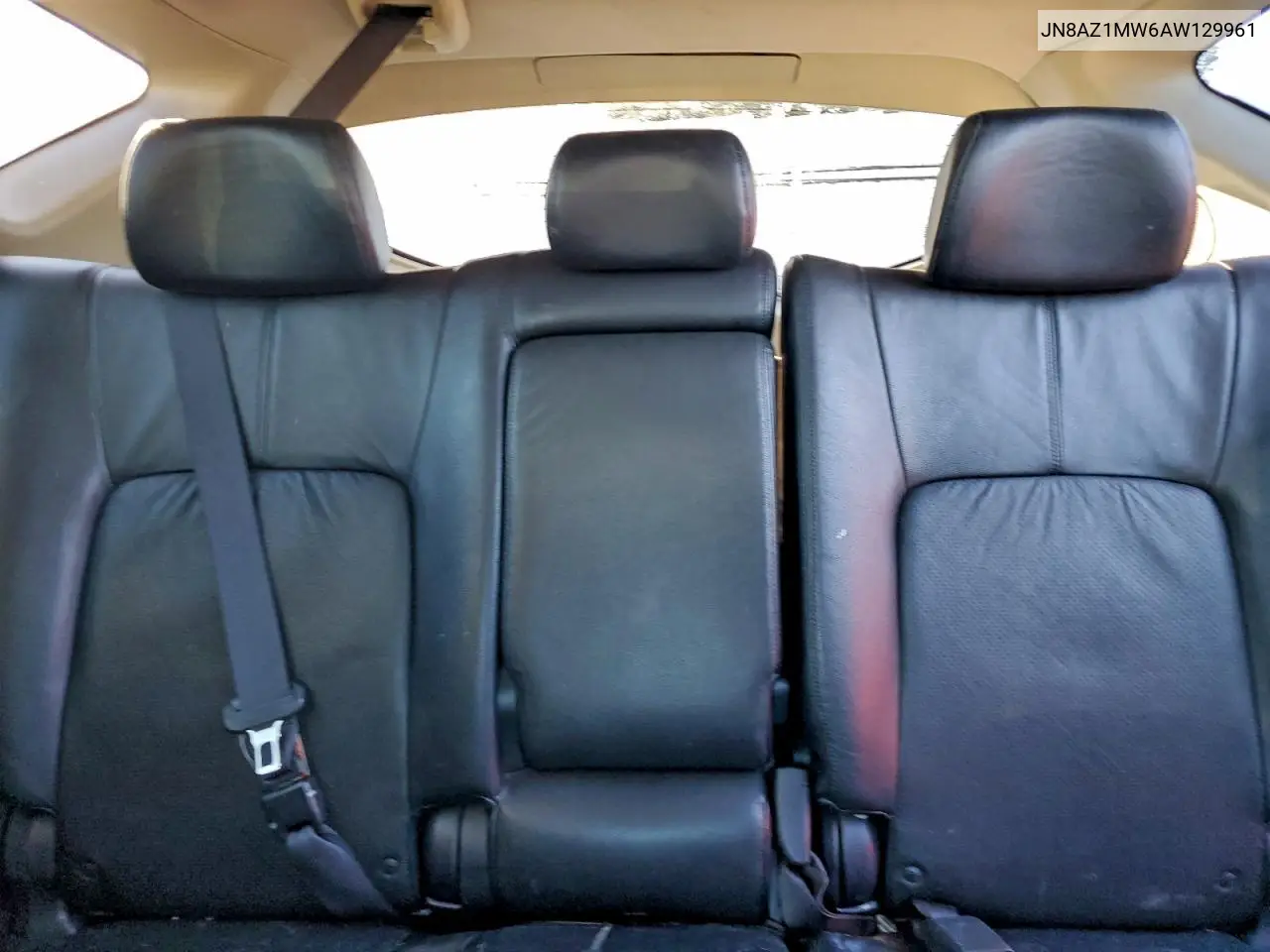 JN8AZ1MW6AW129961 2010 Niss Murano Sl