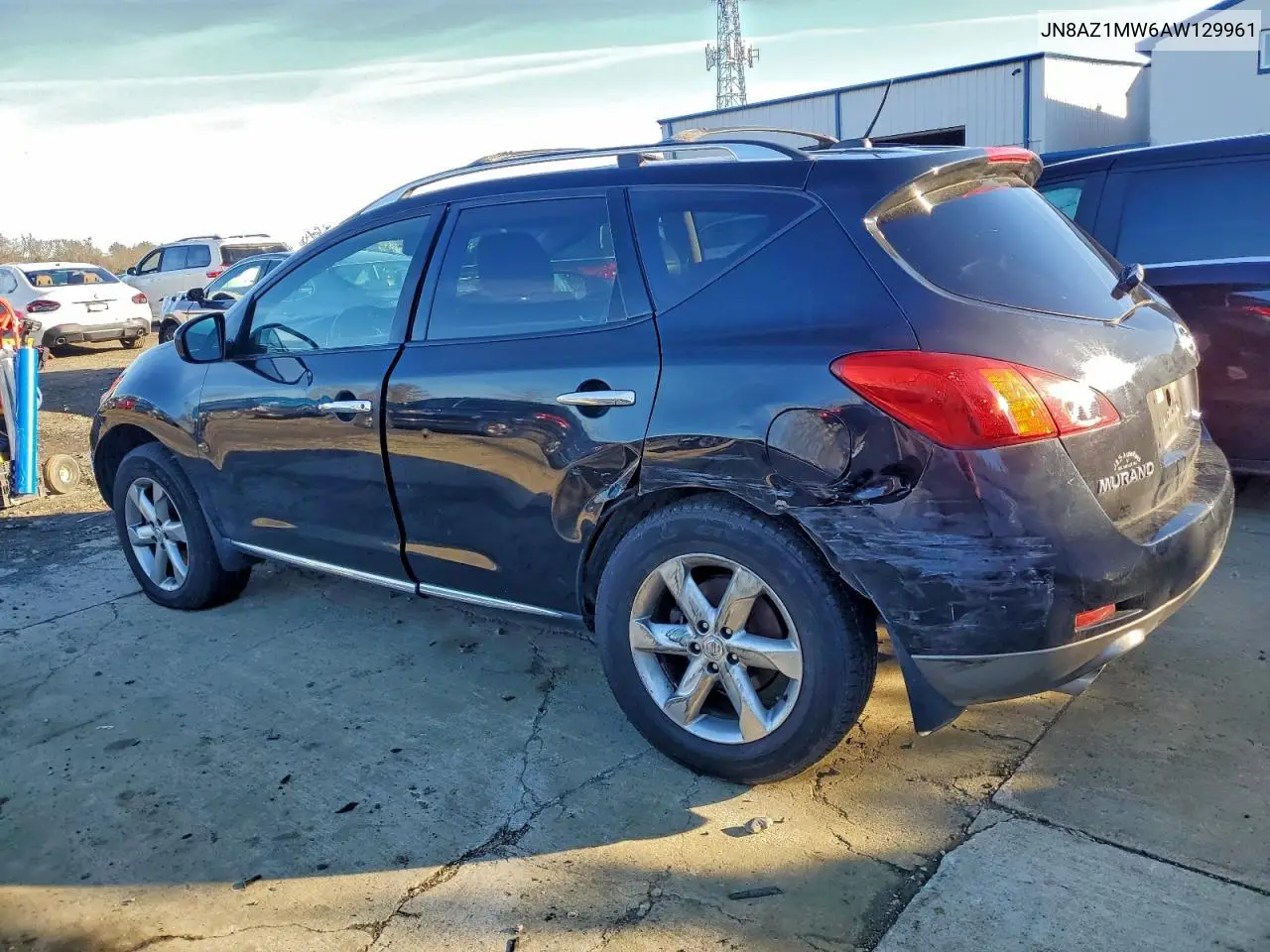 JN8AZ1MW6AW129961 2010 Niss Murano Sl