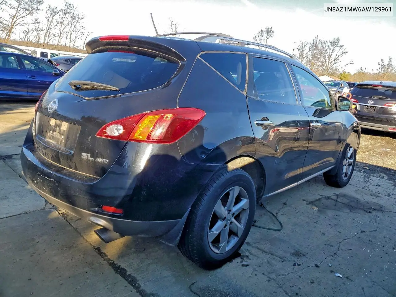 JN8AZ1MW6AW129961 2010 Niss Murano Sl