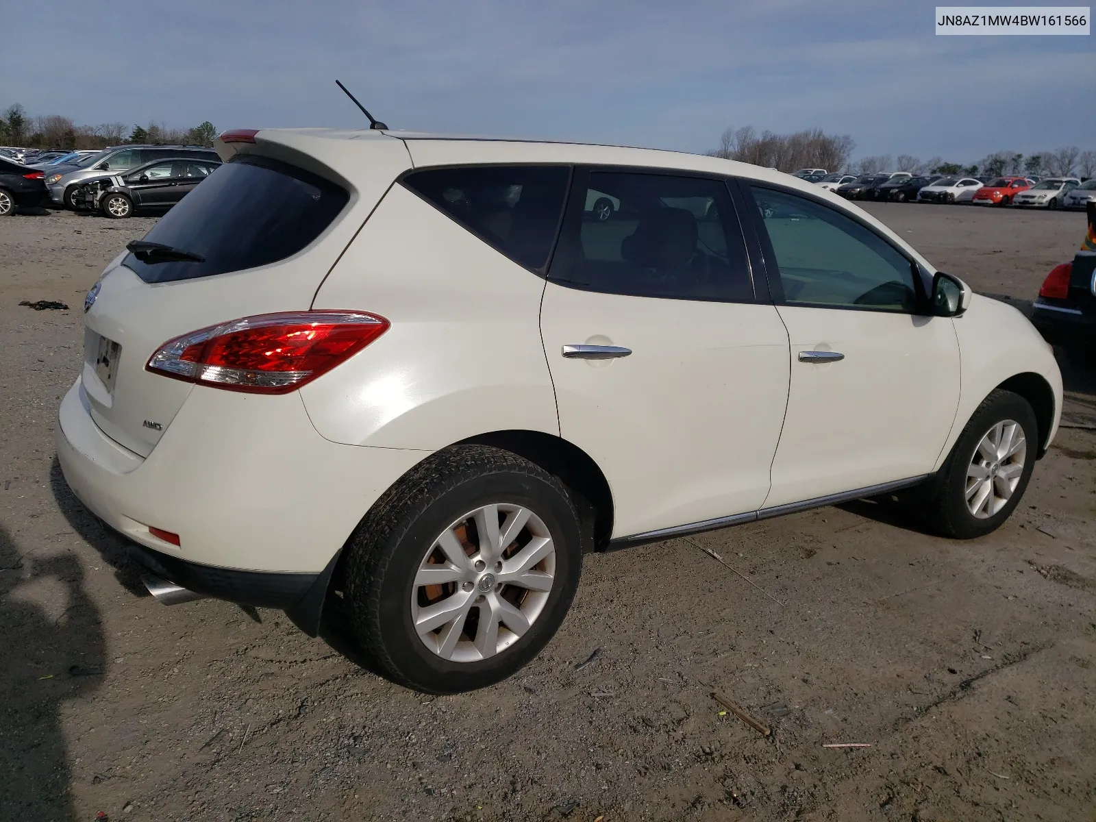 2011 Nissan Murano S VIN: JN8AZ1MW4BW161566 Lot: 46813824