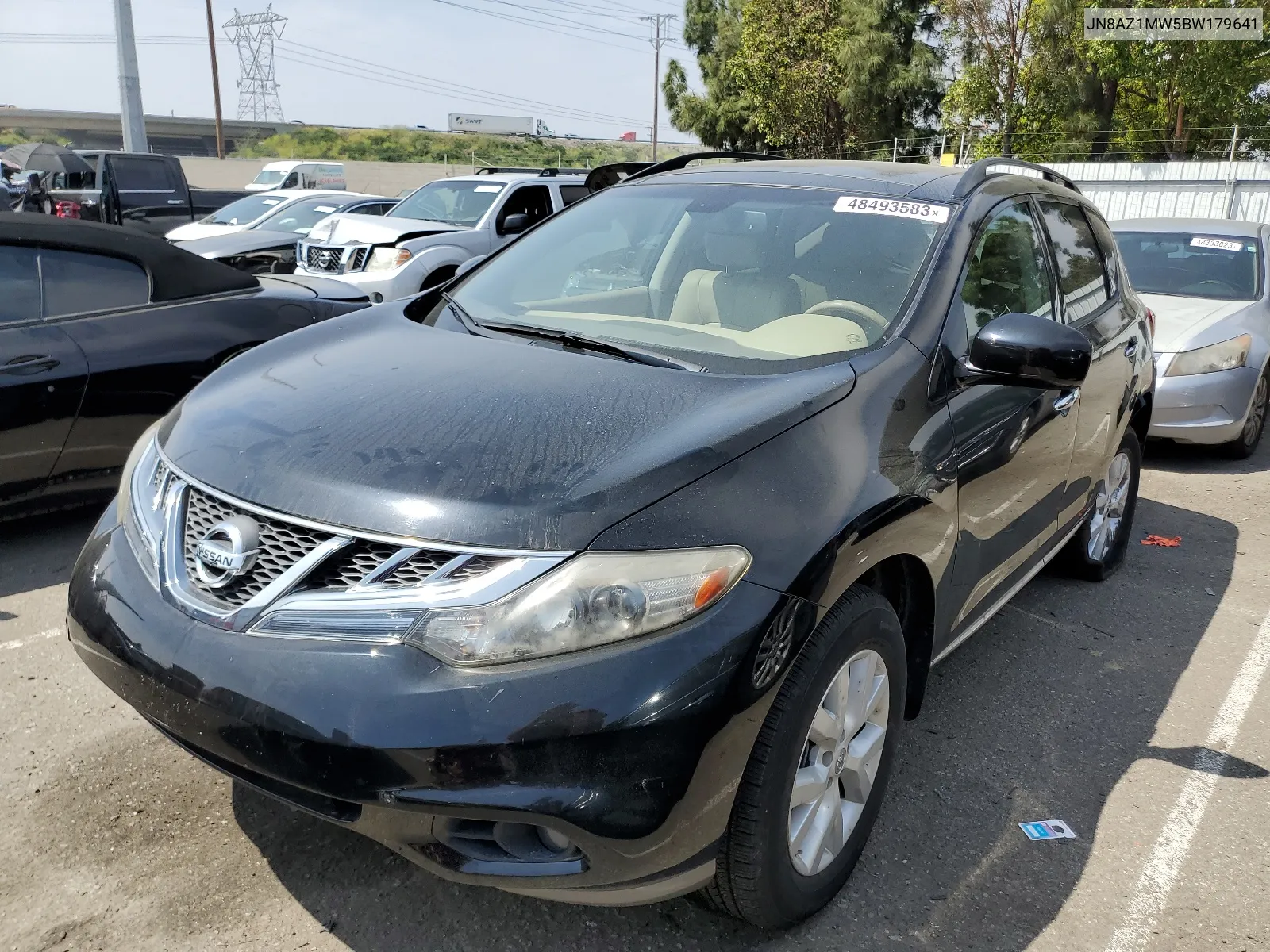 2011 Nissan Murano S VIN: JN8AZ1MW5BW179641 Lot: 48493583