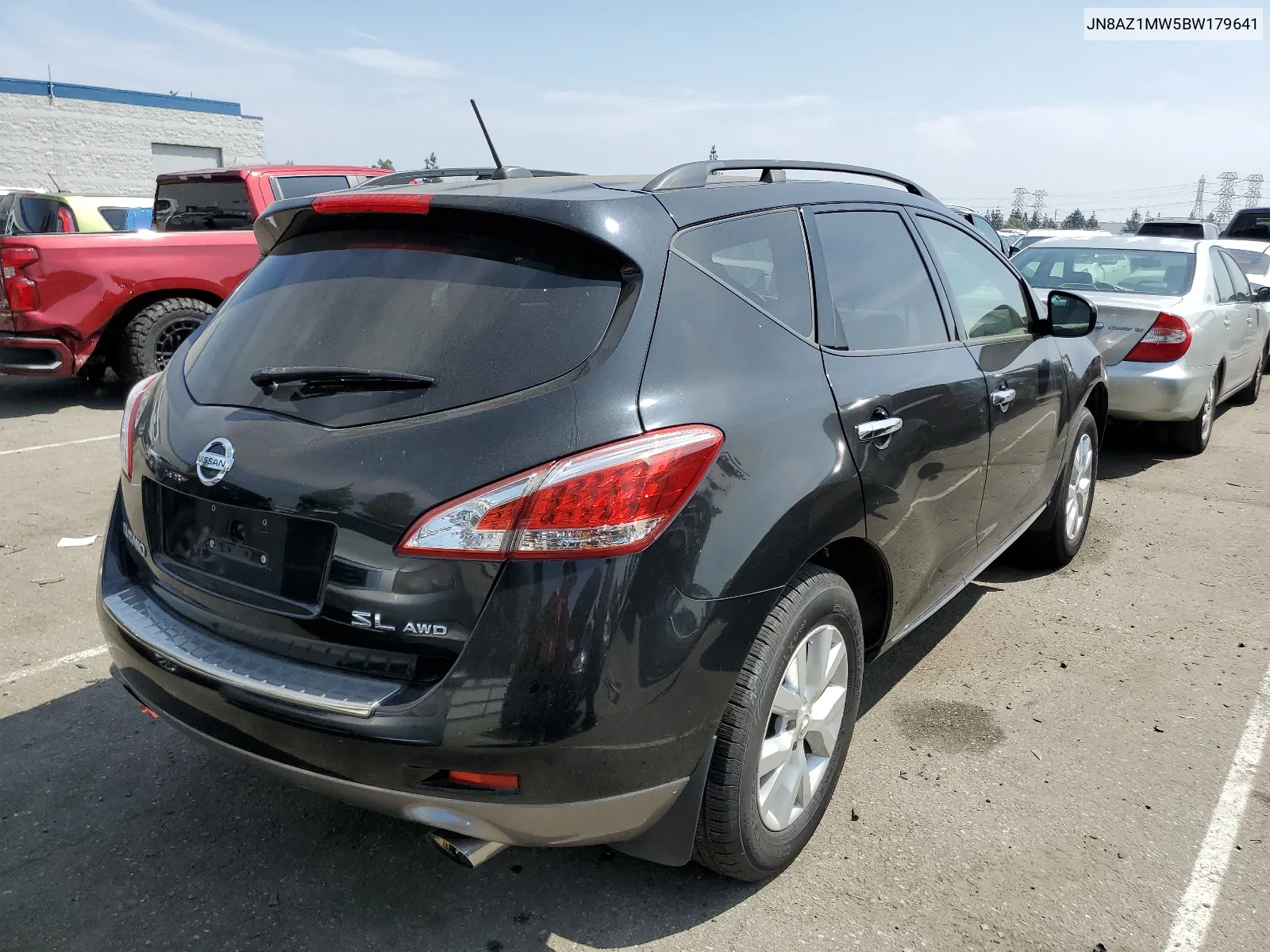 2011 Nissan Murano S VIN: JN8AZ1MW5BW179641 Lot: 48493583