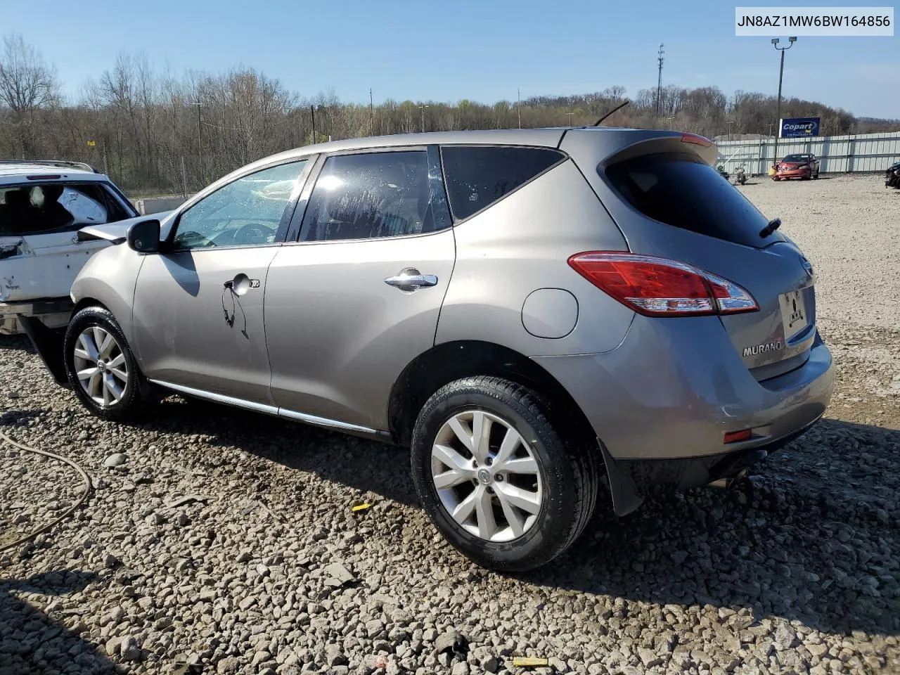 2011 Nissan Murano S VIN: JN8AZ1MW6BW164856 Lot: 48786234