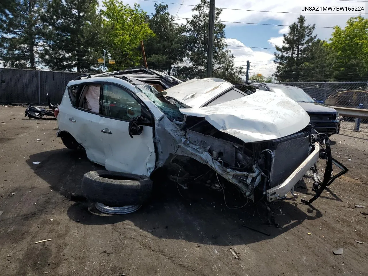 2011 Nissan Murano S VIN: JN8AZ1MW7BW165224 Lot: 54814424