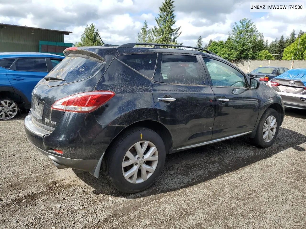 2011 Nissan Murano S VIN: JN8AZ1MW0BW174508 Lot: 56872264