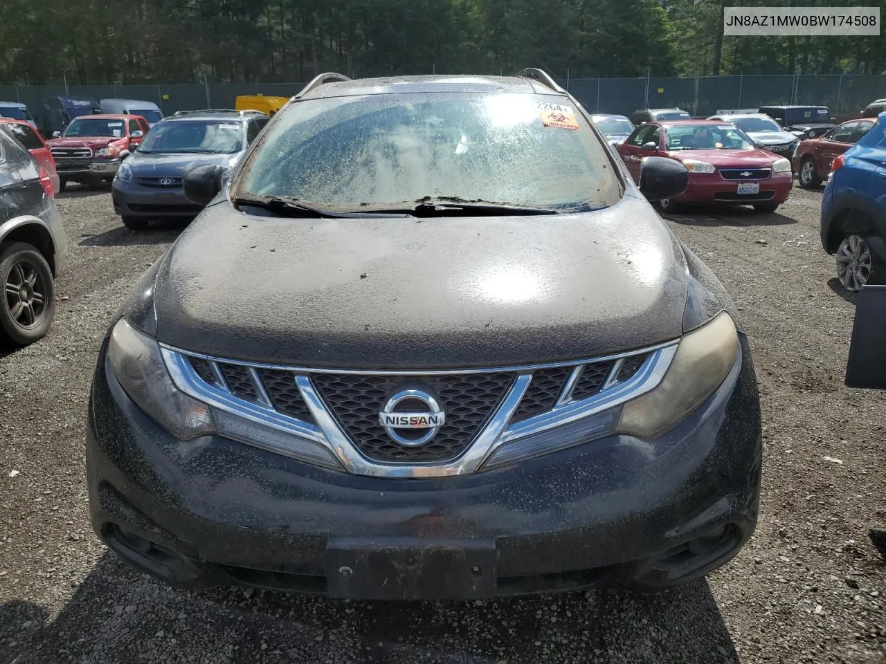 JN8AZ1MW0BW174508 2011 Nissan Murano S