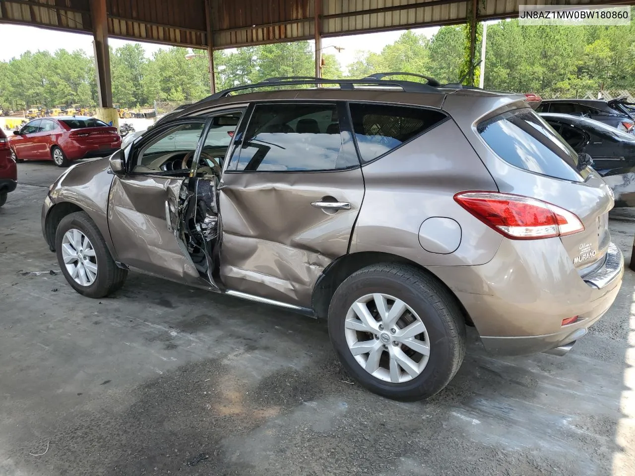 2011 Nissan Murano S VIN: JN8AZ1MW0BW180860 Lot: 60689504