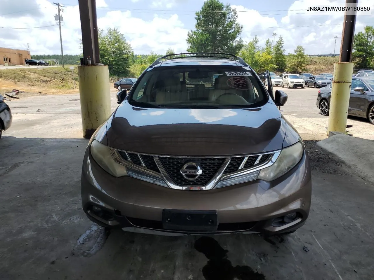 2011 Nissan Murano S VIN: JN8AZ1MW0BW180860 Lot: 60689504