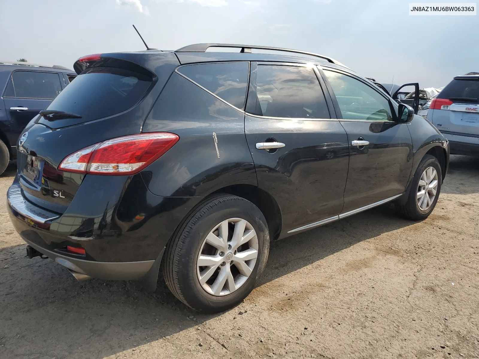 2011 Nissan Murano S VIN: JN8AZ1MU6BW063363 Lot: 62501674