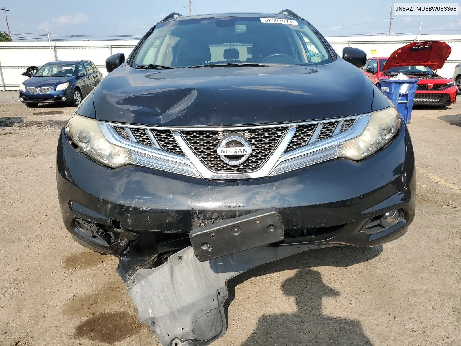 JN8AZ1MU6BW063363 2011 Nissan Murano S