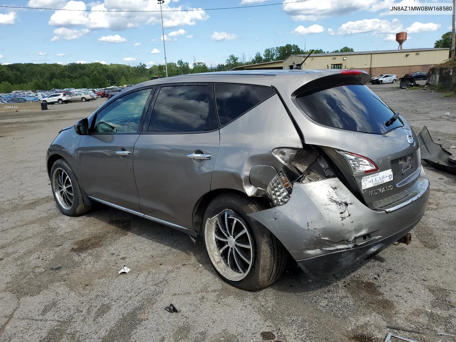 2011 Nissan Murano S VIN: JN8AZ1MW0BW168580 Lot: 63030924