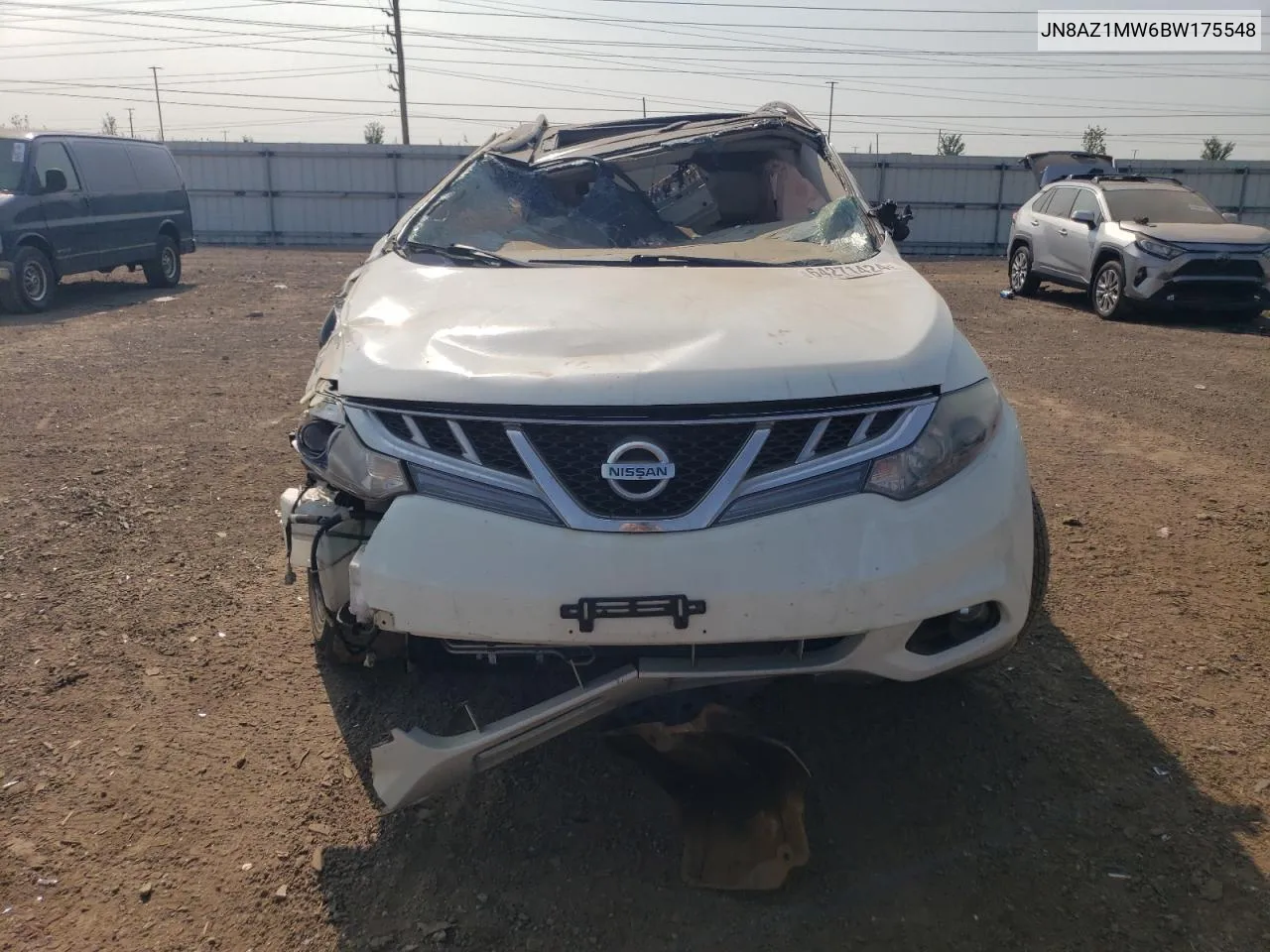 2011 Nissan Murano S VIN: JN8AZ1MW6BW175548 Lot: 64271424