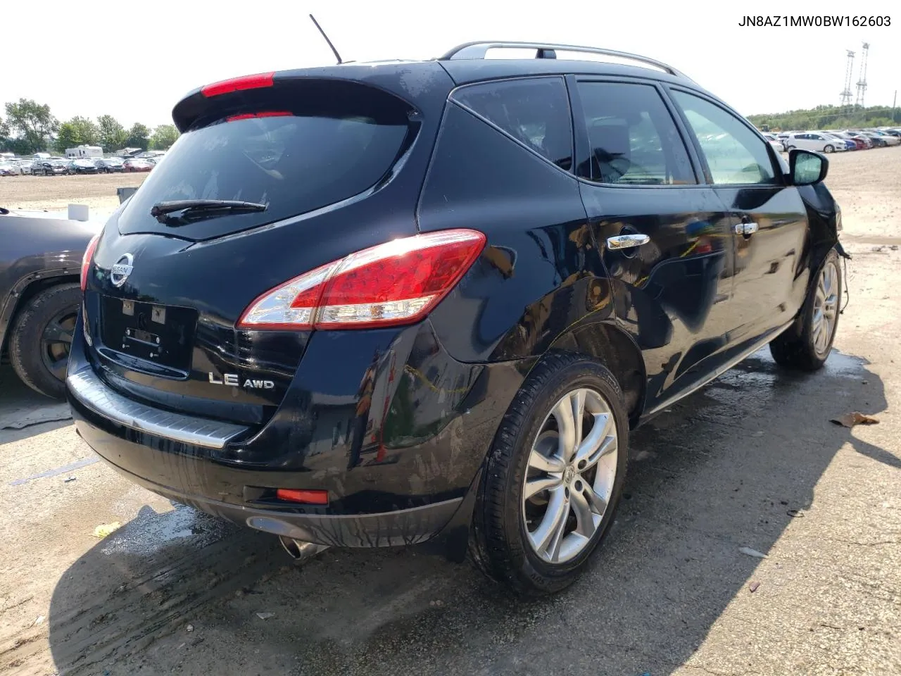 2011 Nissan Murano S VIN: JN8AZ1MW0BW162603 Lot: 65291674