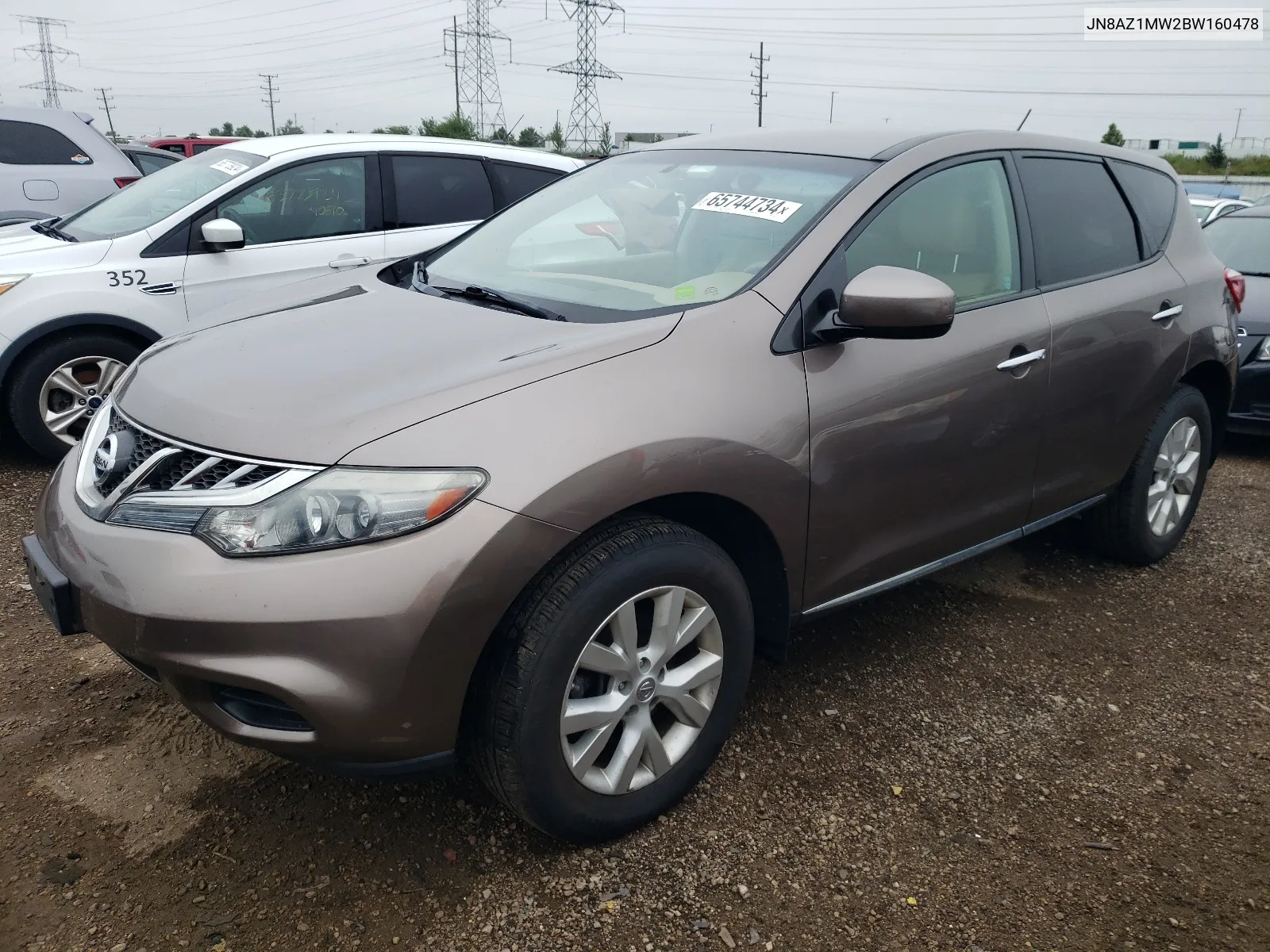 JN8AZ1MW2BW160478 2011 Nissan Murano S