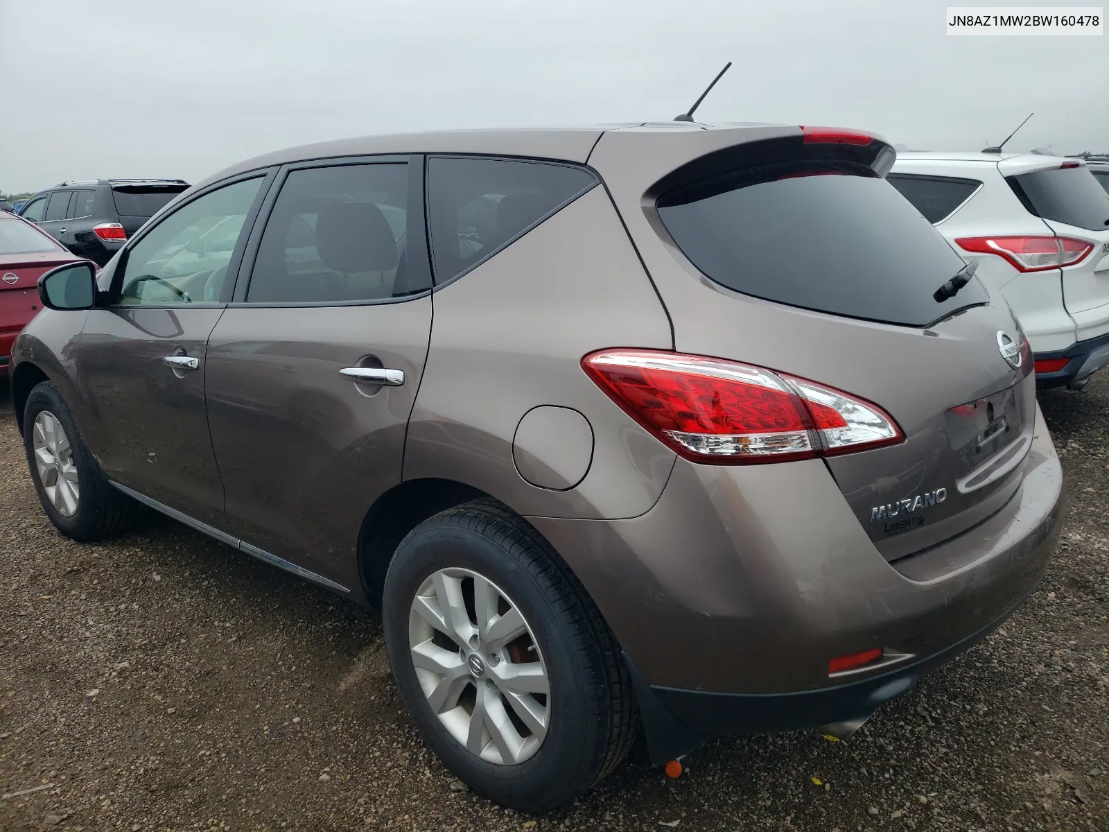 2011 Nissan Murano S VIN: JN8AZ1MW2BW160478 Lot: 65744734