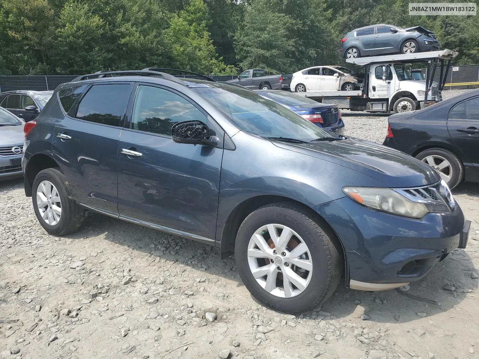 2011 Nissan Murano S VIN: JN8AZ1MW1BW183122 Lot: 65767734