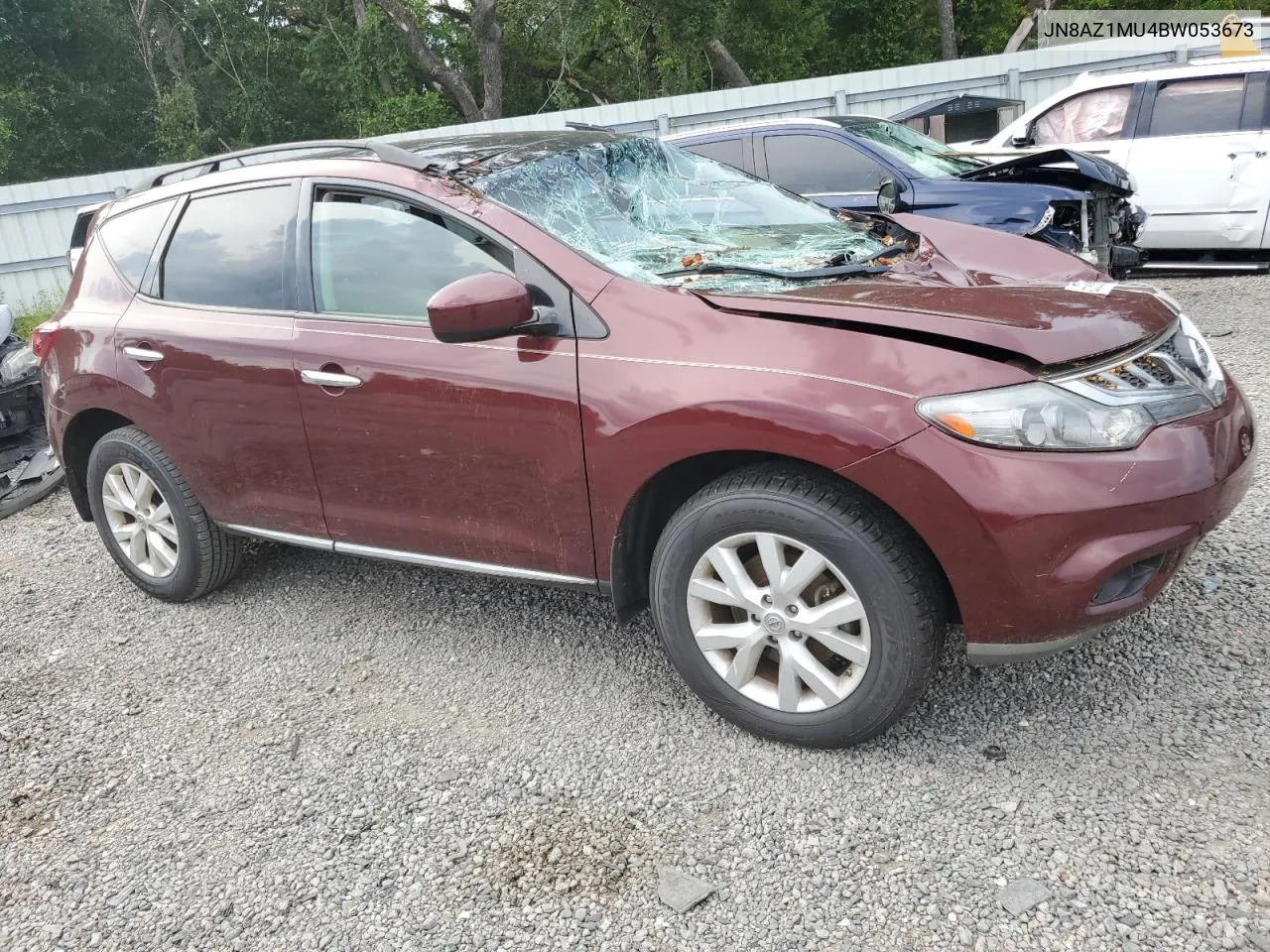 JN8AZ1MU4BW053673 2011 Nissan Murano S