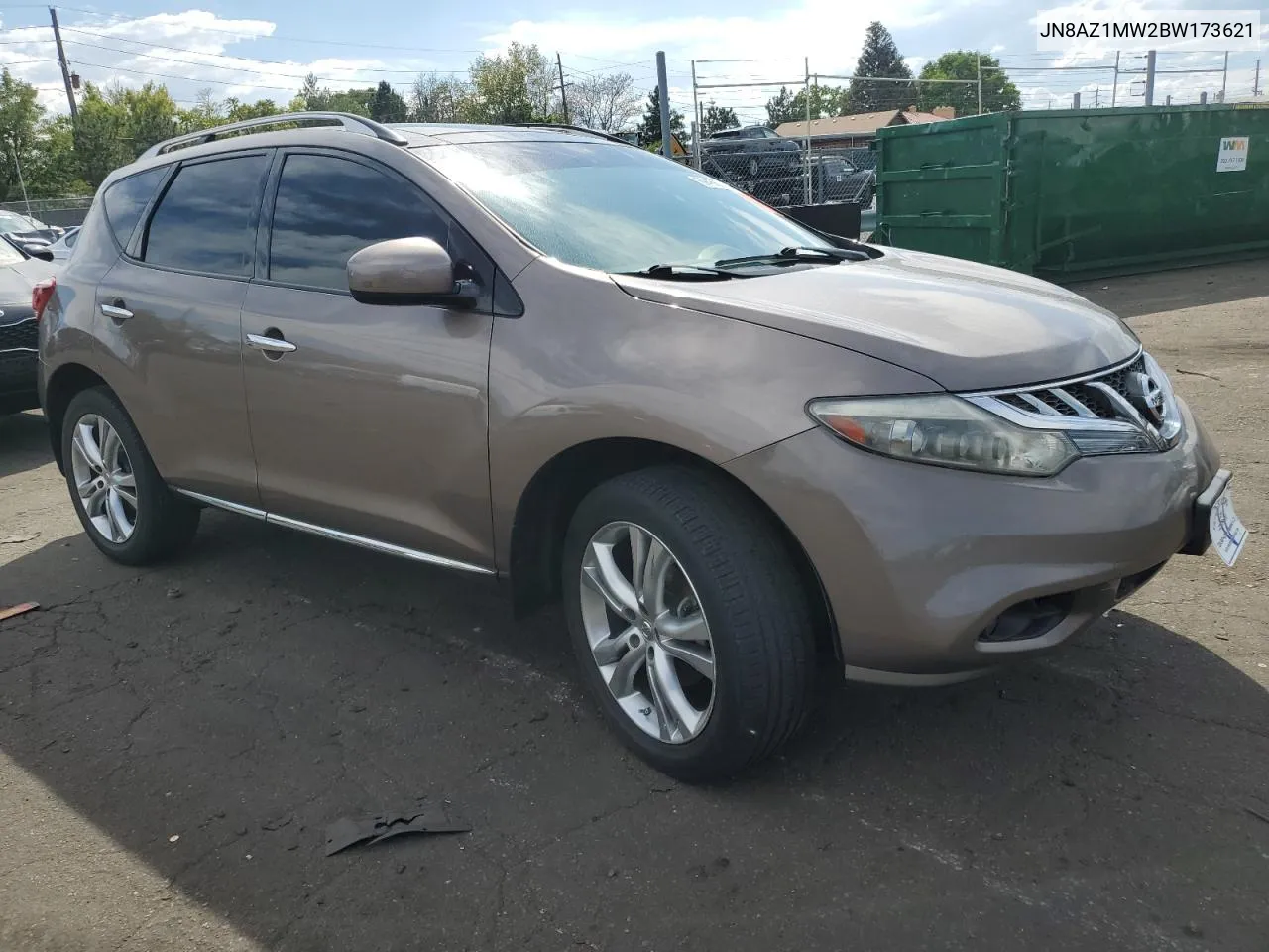 JN8AZ1MW2BW173621 2011 Nissan Murano S