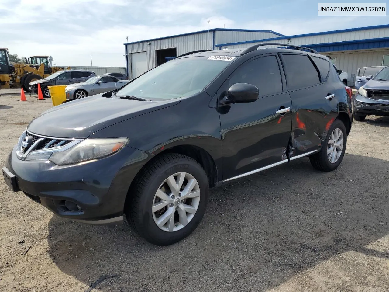 2011 Nissan Murano S VIN: JN8AZ1MWXBW157828 Lot: 71946854