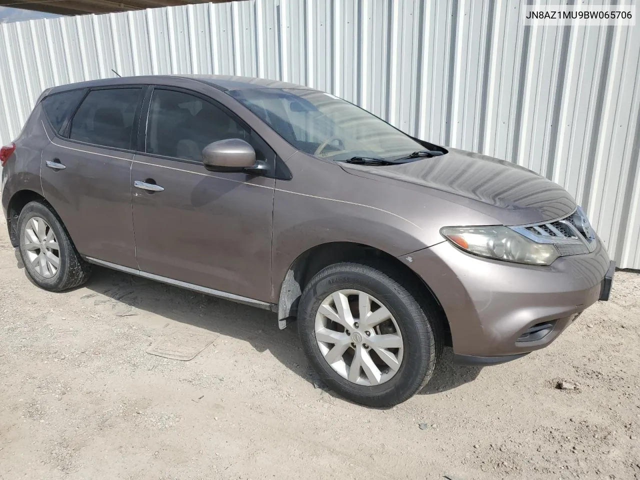 2011 Nissan Murano S VIN: JN8AZ1MU9BW065706 Lot: 72047074