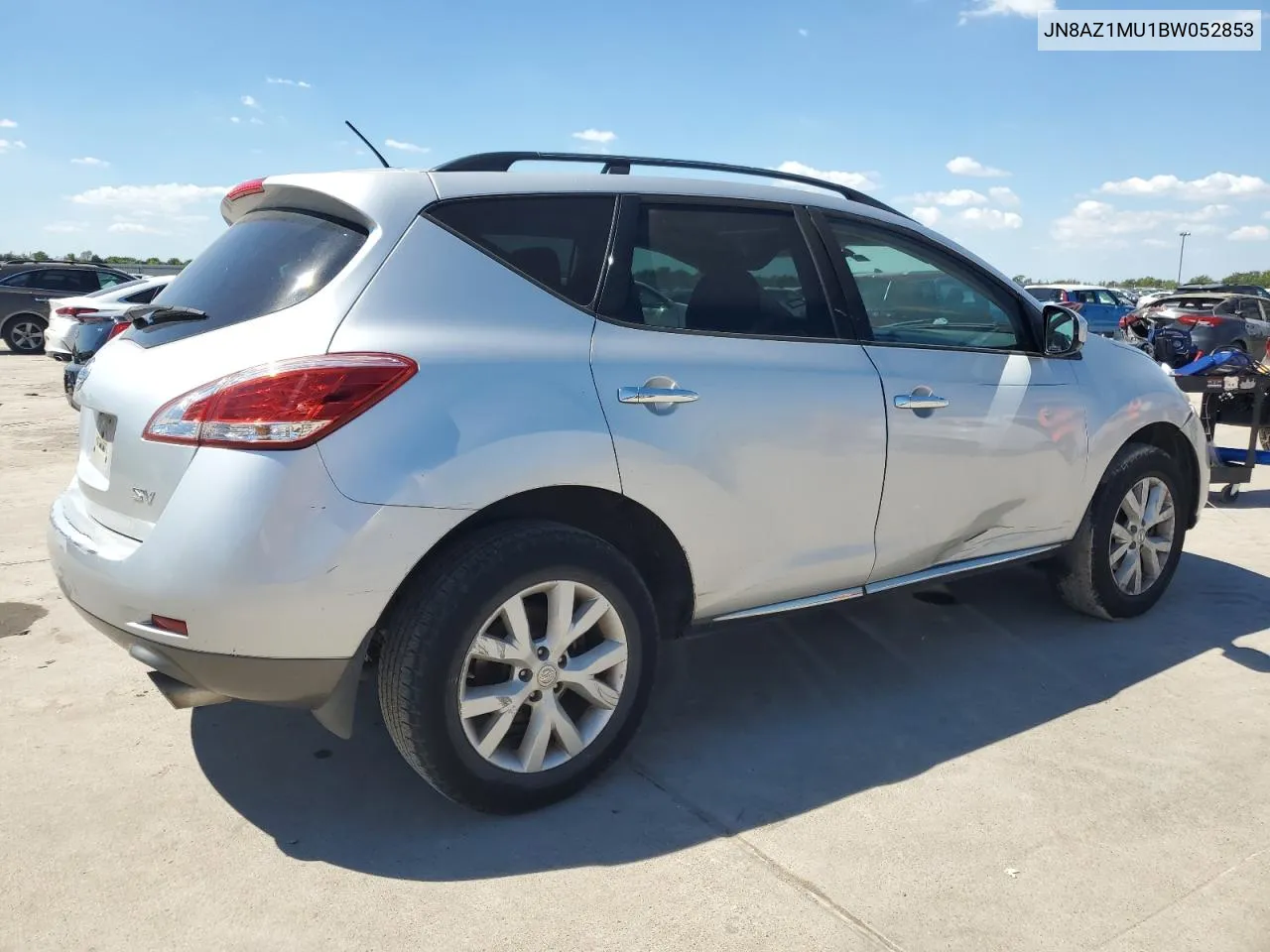 2011 Nissan Murano S VIN: JN8AZ1MU1BW052853 Lot: 72209094