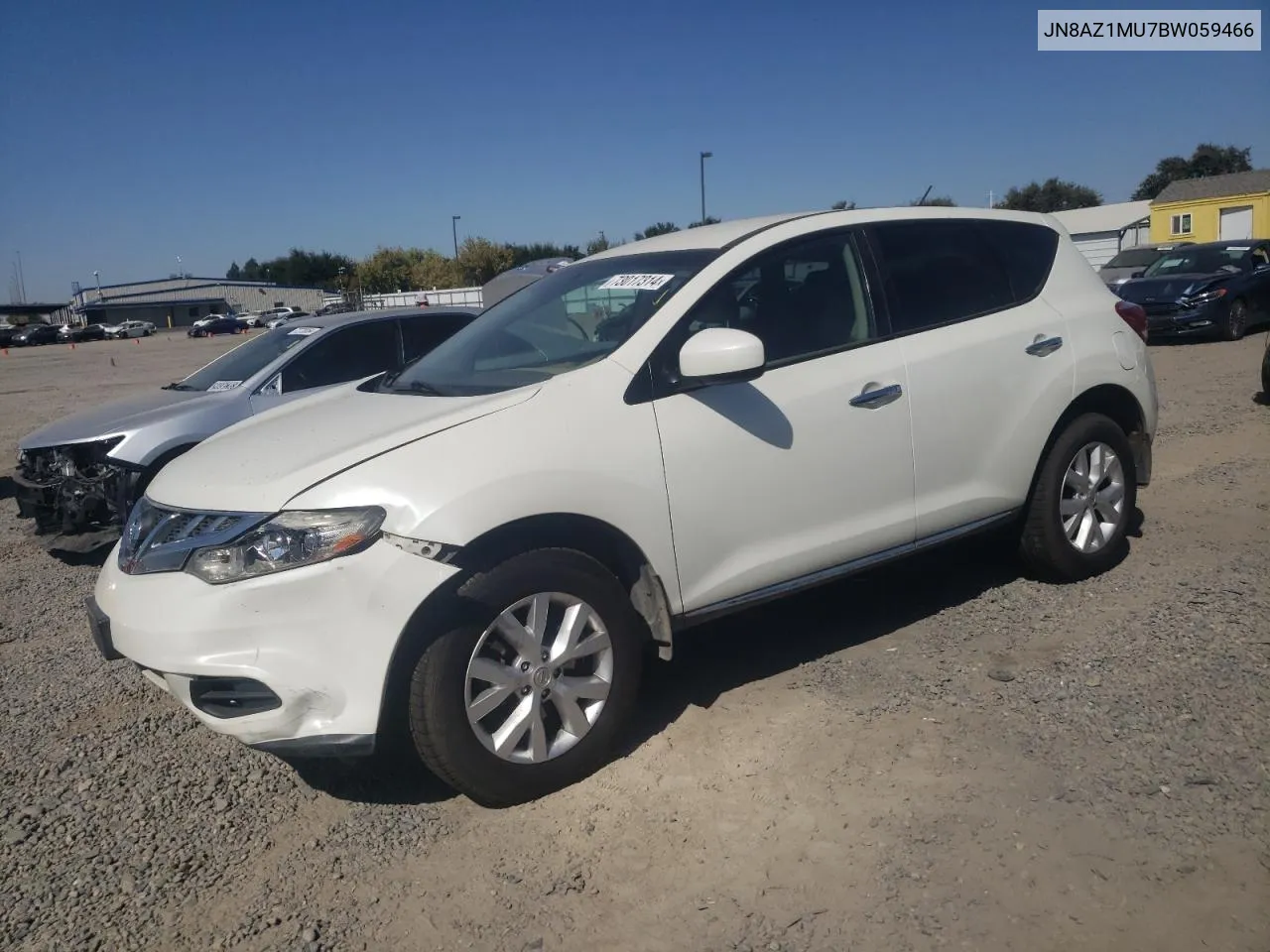 2011 Nissan Murano S VIN: JN8AZ1MU7BW059466 Lot: 73017314