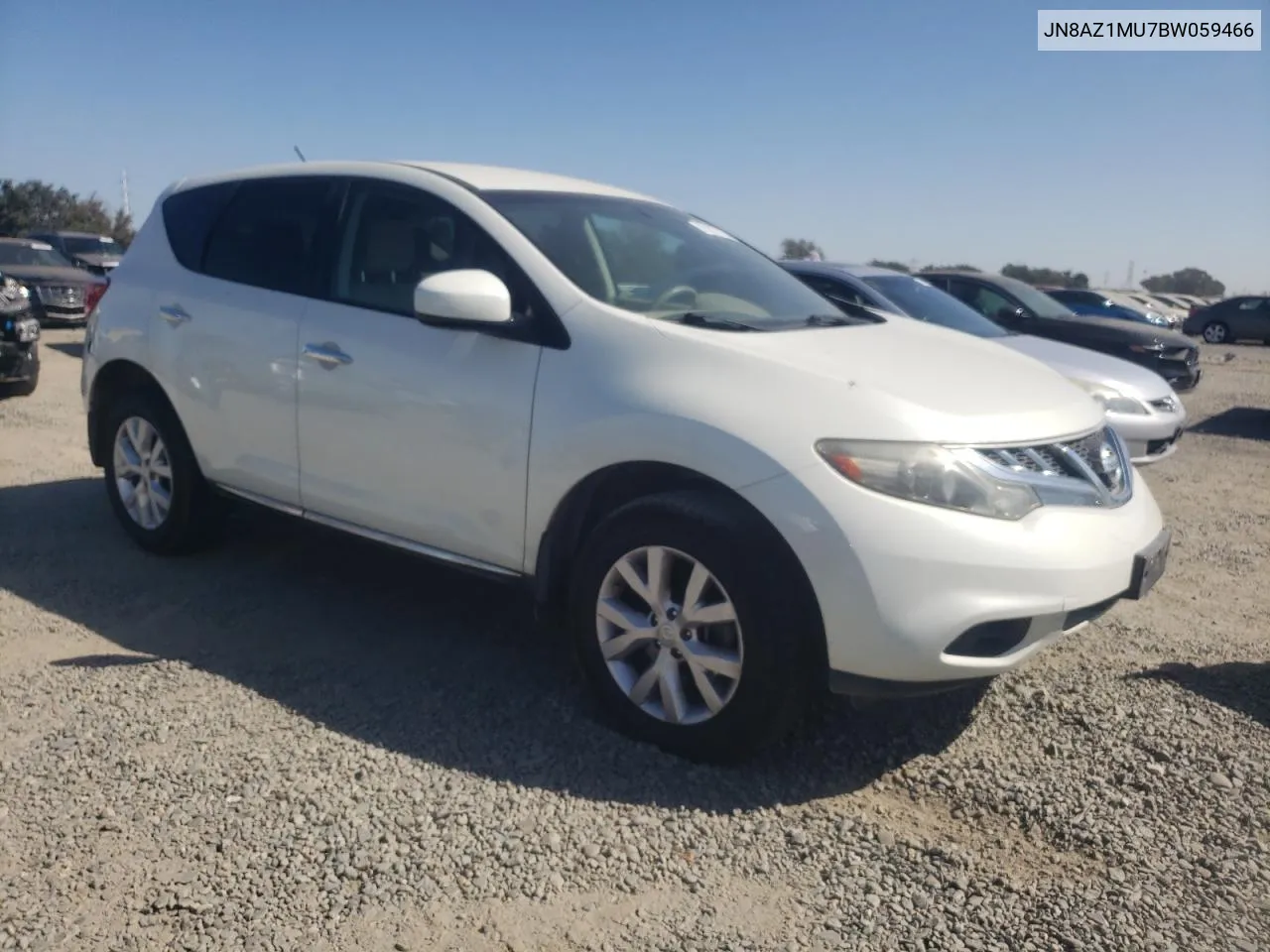 2011 Nissan Murano S VIN: JN8AZ1MU7BW059466 Lot: 73017314