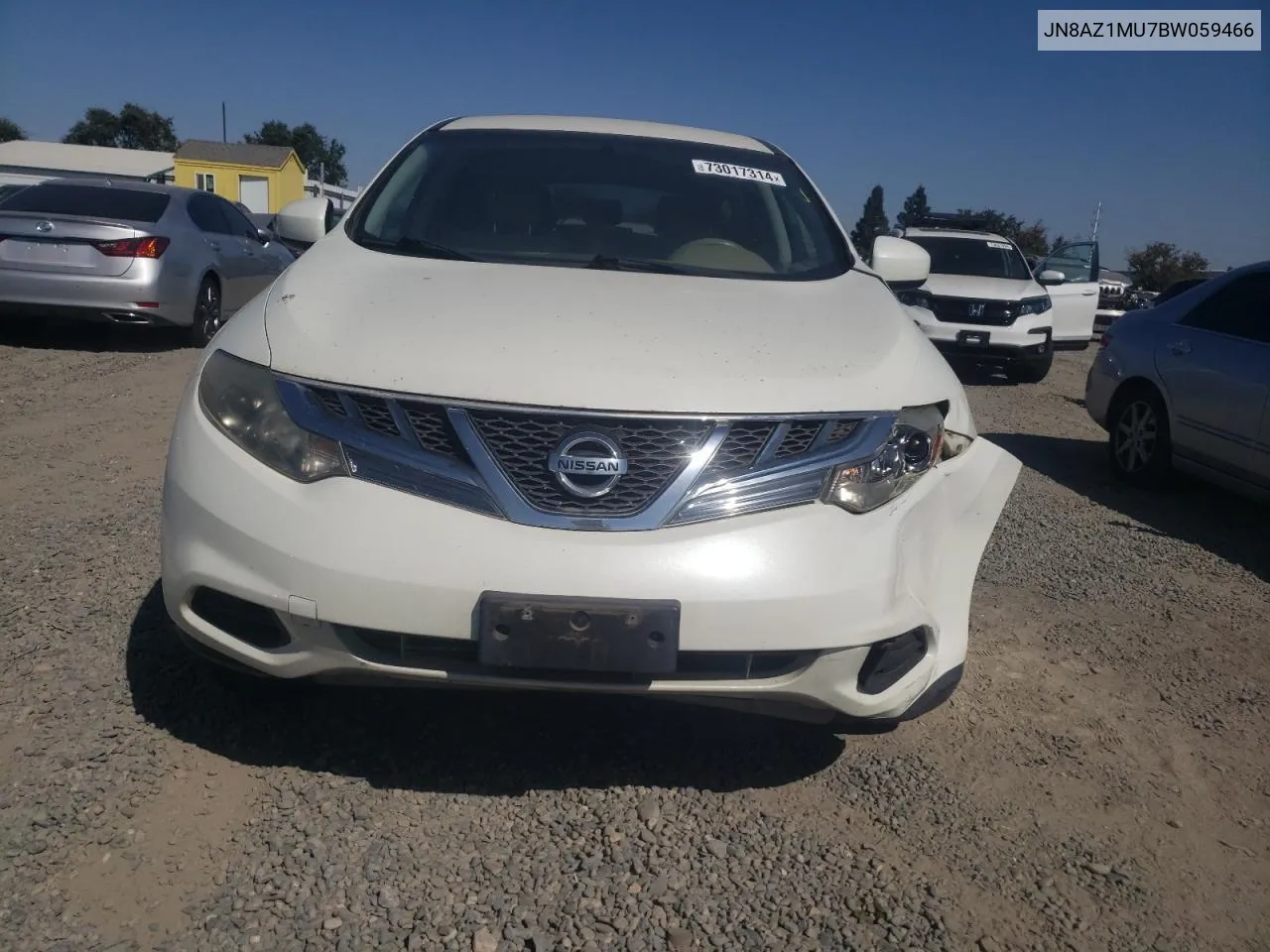 2011 Nissan Murano S VIN: JN8AZ1MU7BW059466 Lot: 73017314