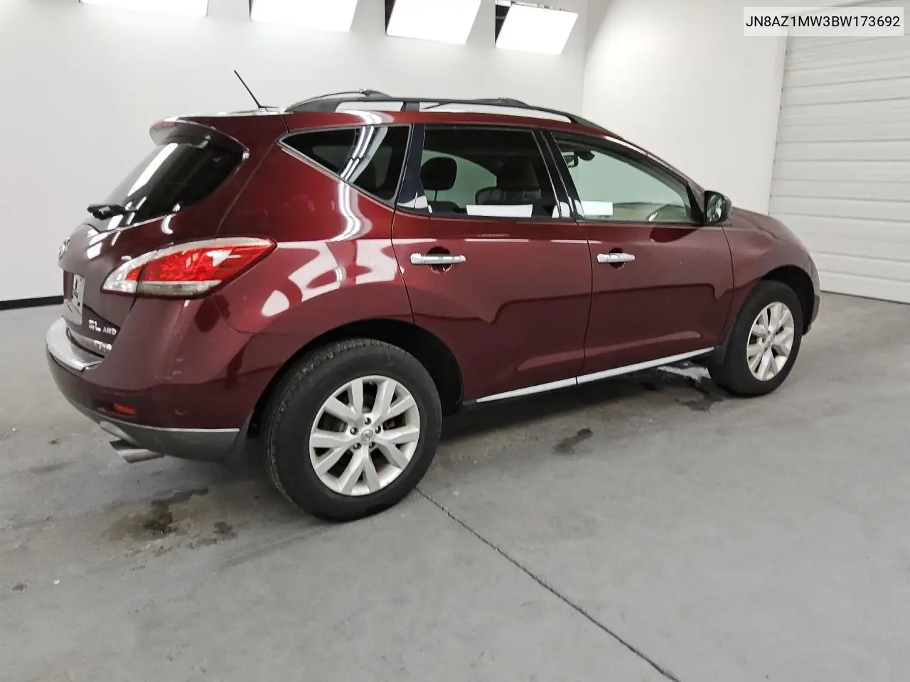 JN8AZ1MW3BW173692 2011 Nissan Murano S