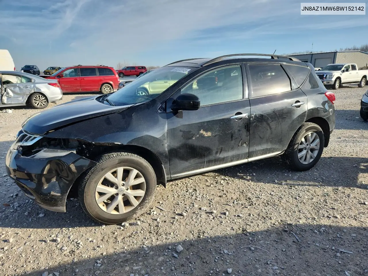JN8AZ1MW6BW152142 2011 Nissan Murano S
