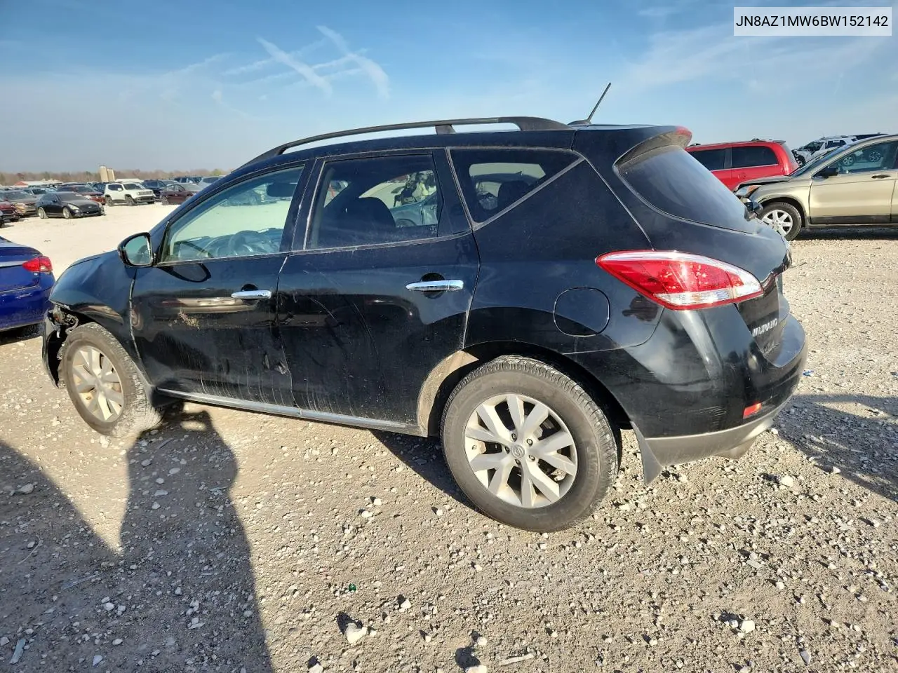 JN8AZ1MW6BW152142 2011 Nissan Murano S