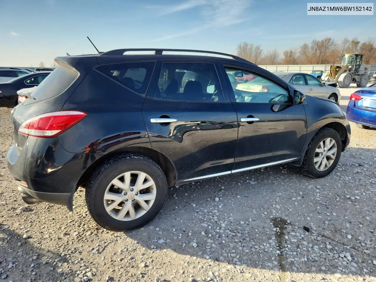 JN8AZ1MW6BW152142 2011 Nissan Murano S