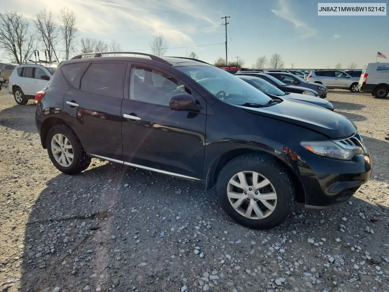 JN8AZ1MW6BW152142 2011 Nissan Murano S