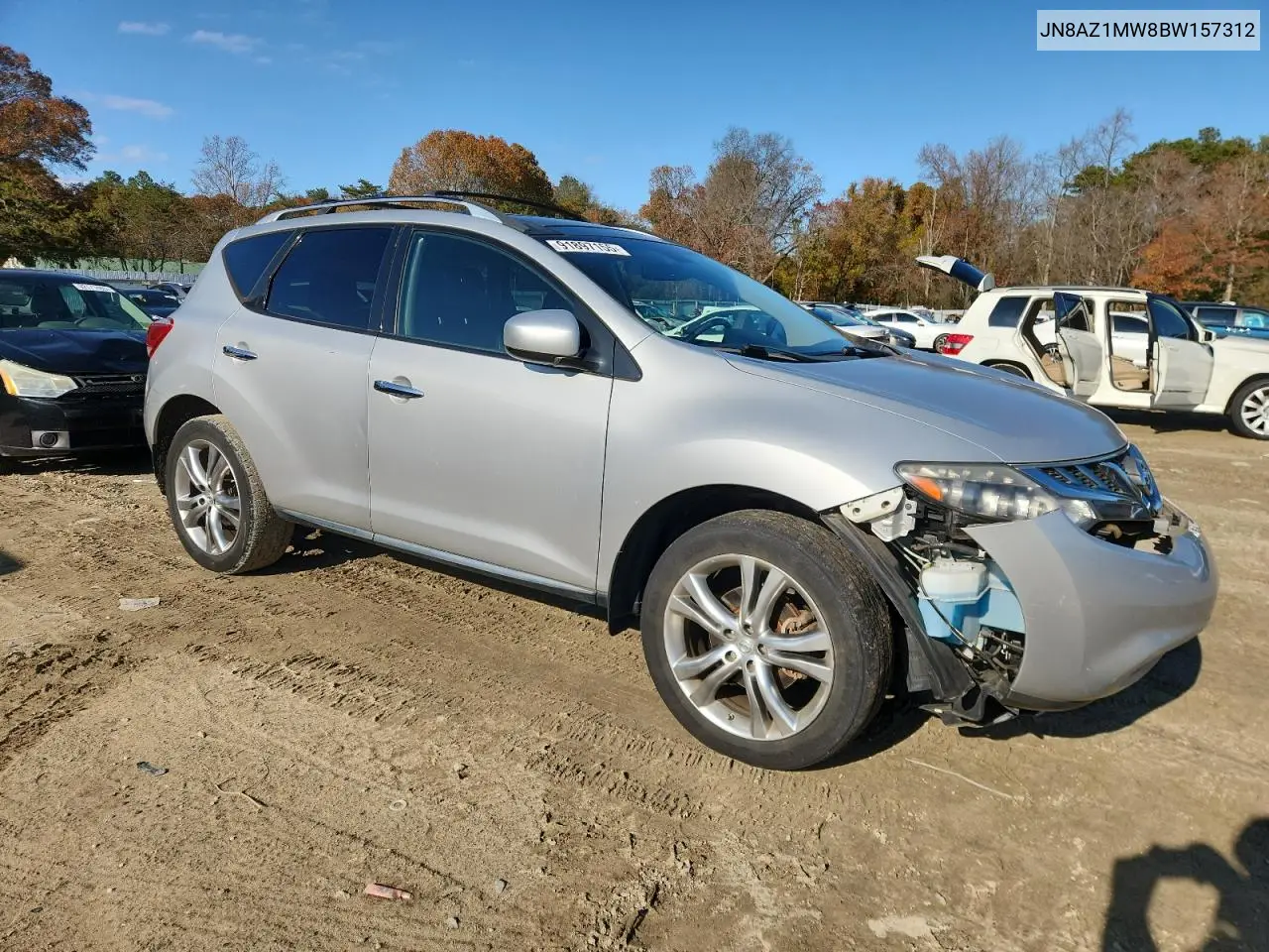 JN8AZ1MW8BW157312 2011 Nissan Murano S