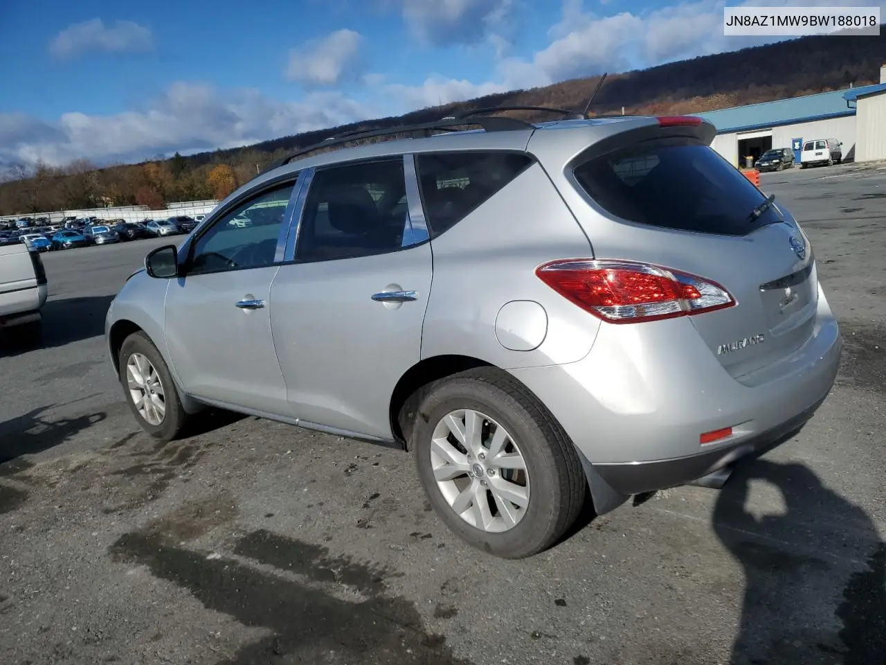 JN8AZ1MW9BW188018 2011 Nissan Murano S