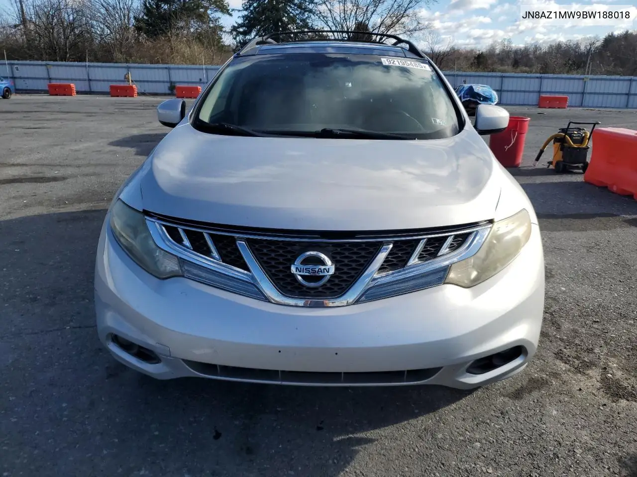 JN8AZ1MW9BW188018 2011 Nissan Murano S