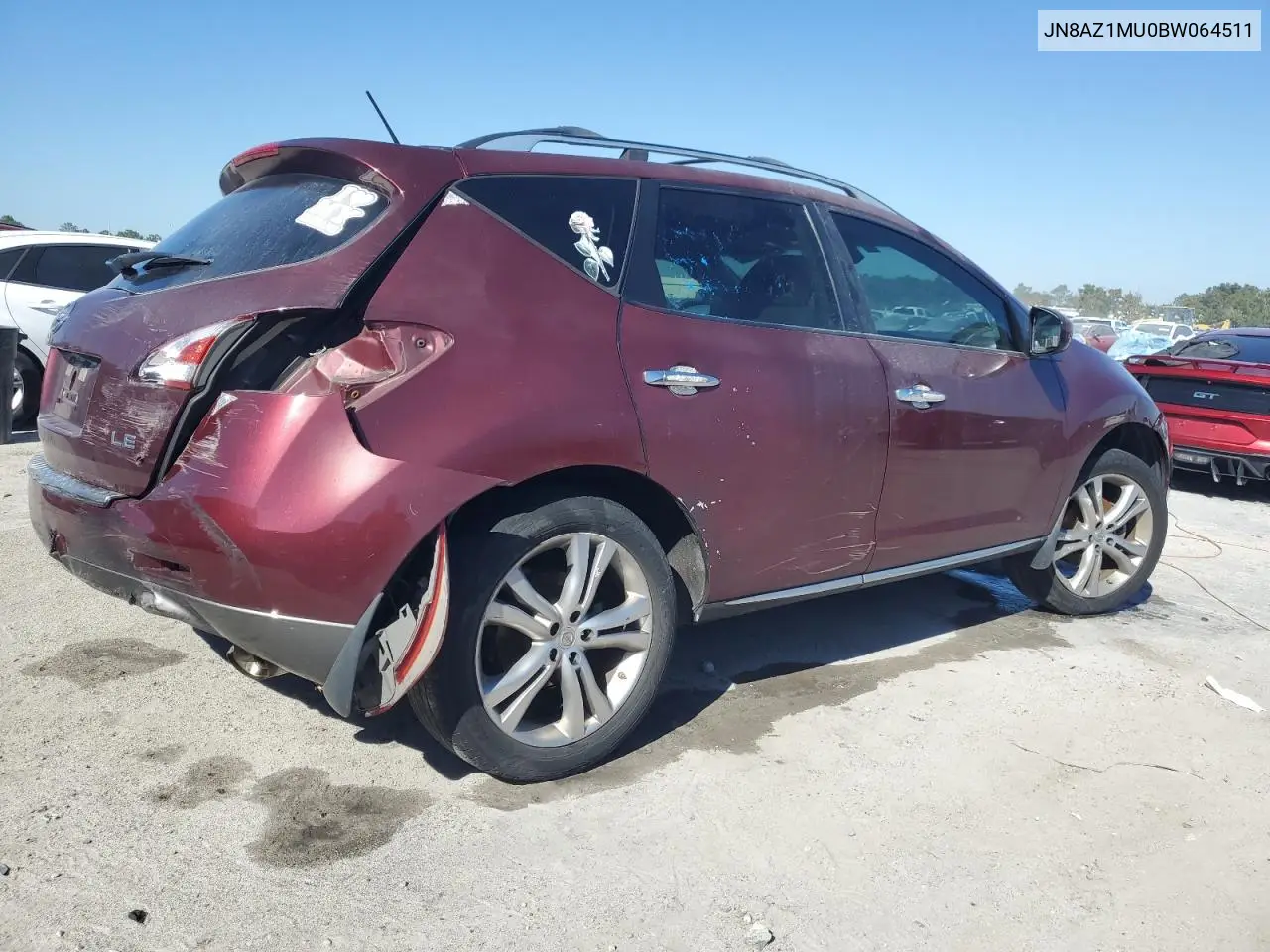 JN8AZ1MU0BW064511 2011 Nissan Murano S