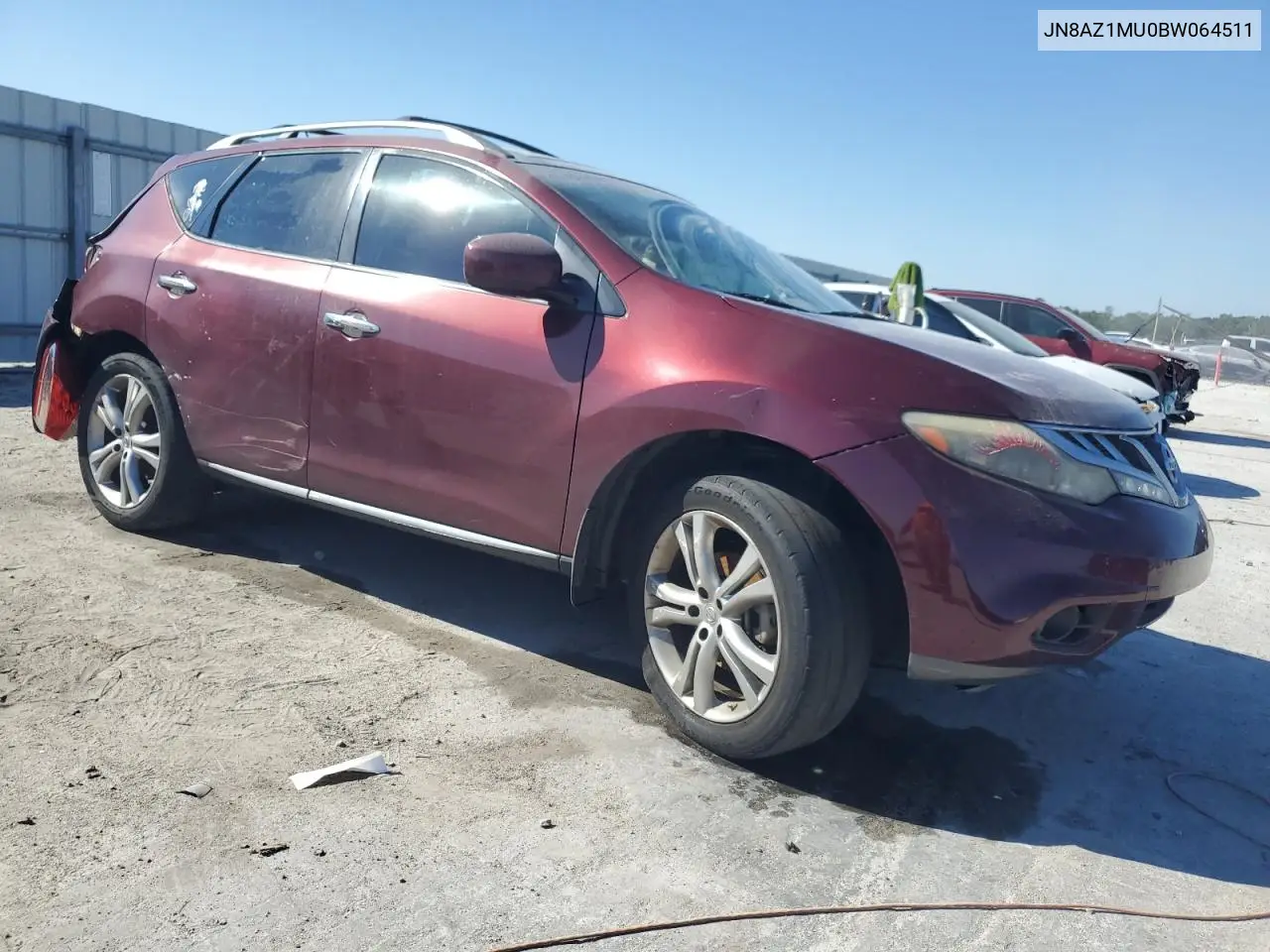 JN8AZ1MU0BW064511 2011 Nissan Murano S
