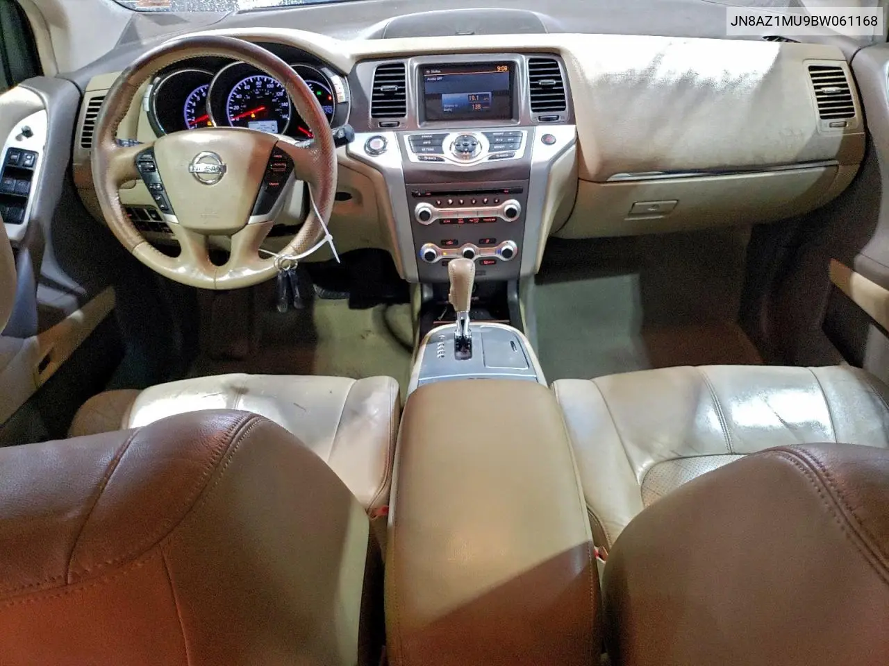 JN8AZ1MU9BW061168 2011 Nissan Murano S