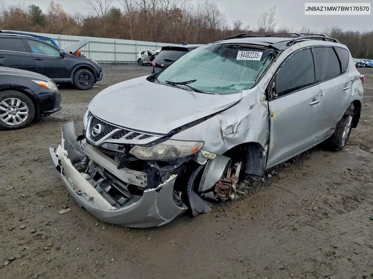 JN8AZ1MW7BW170570 2011 Nissan Murano S