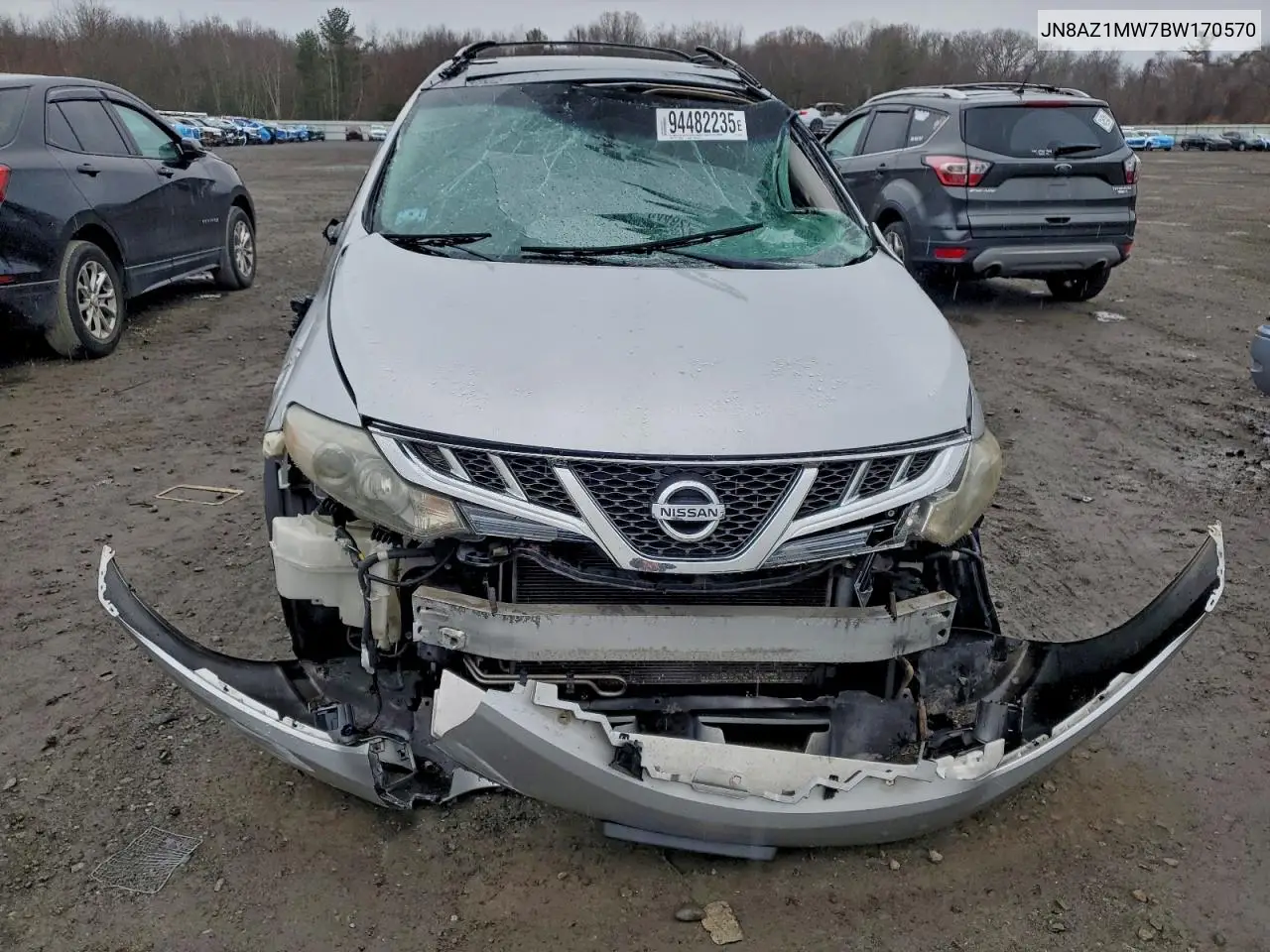 JN8AZ1MW7BW170570 2011 Nissan Murano S