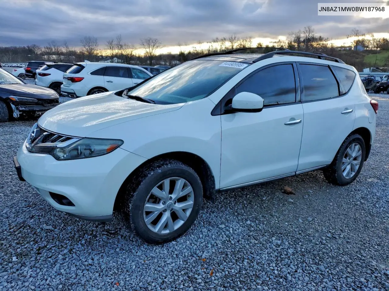 JN8AZ1MW0BW187968 2011 Nissan Murano S