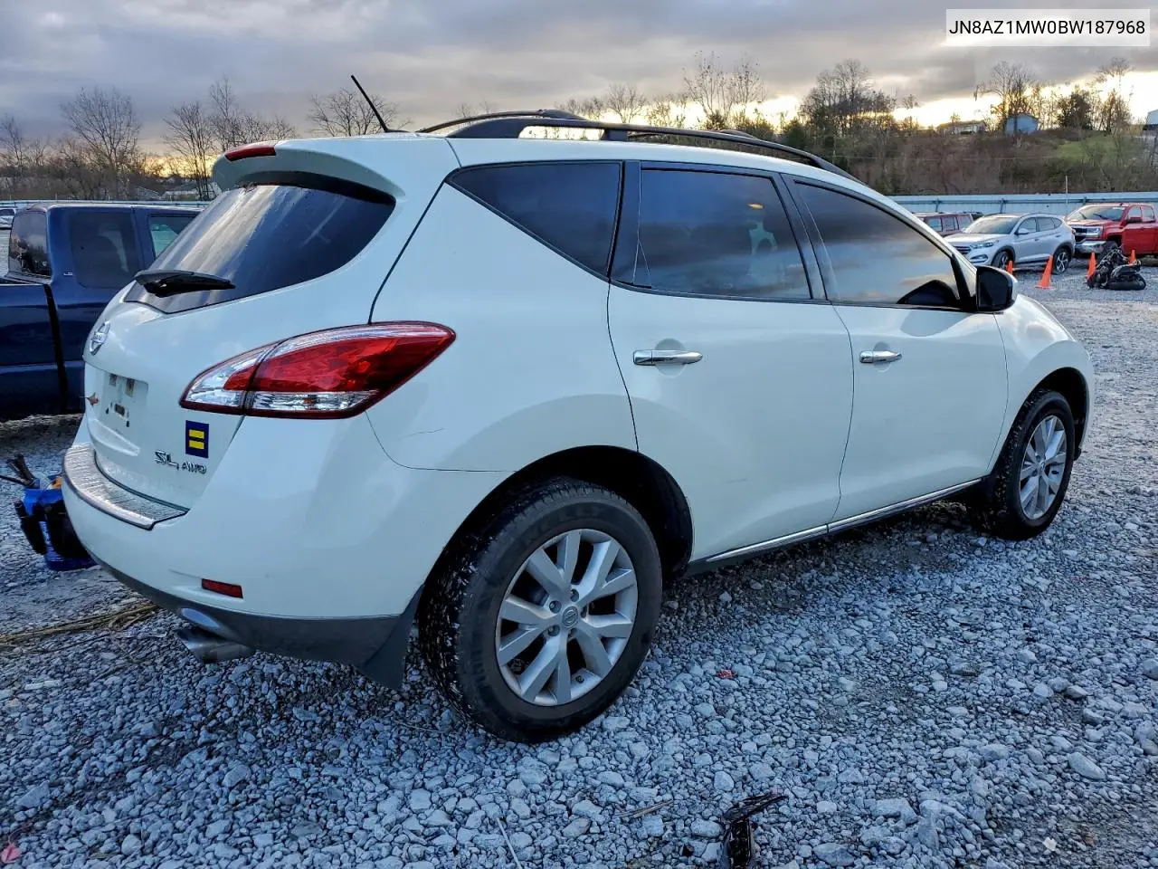 JN8AZ1MW0BW187968 2011 Nissan Murano S