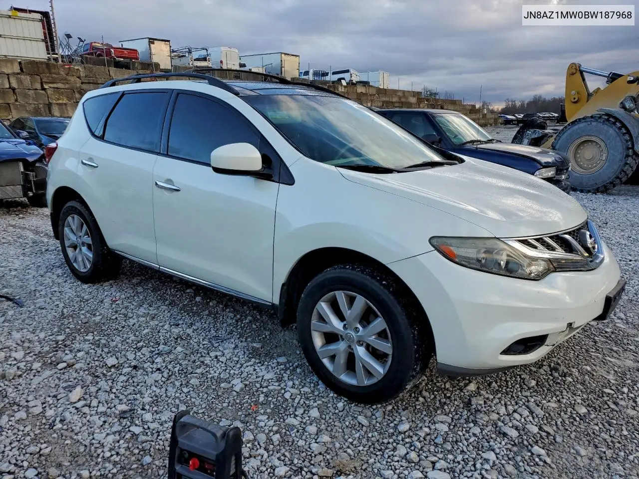 JN8AZ1MW0BW187968 2011 Nissan Murano S