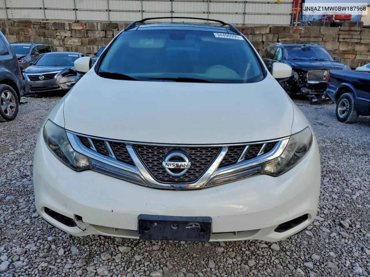 JN8AZ1MW0BW187968 2011 Nissan Murano S
