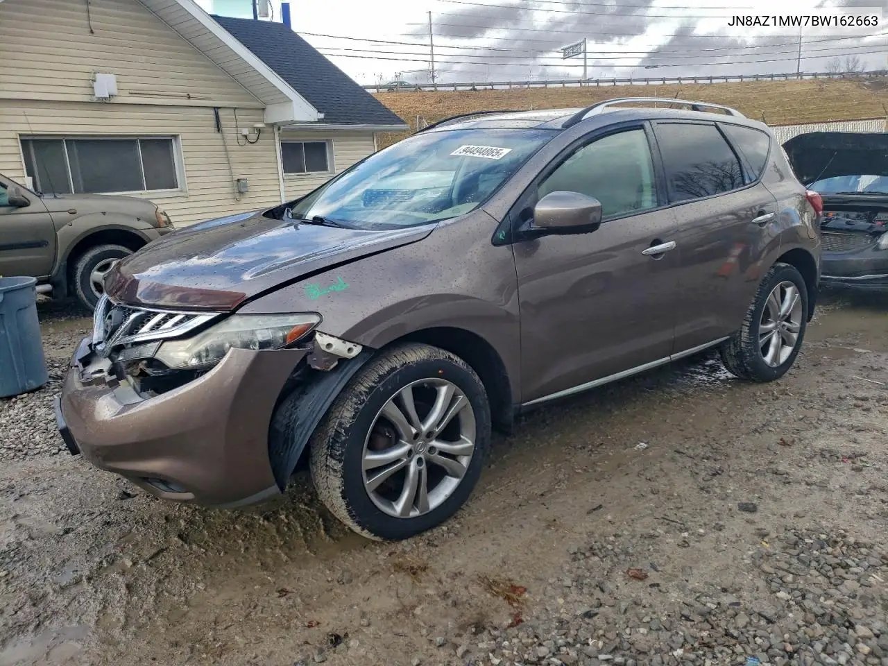 JN8AZ1MW7BW162663 2011 Nissan Murano S