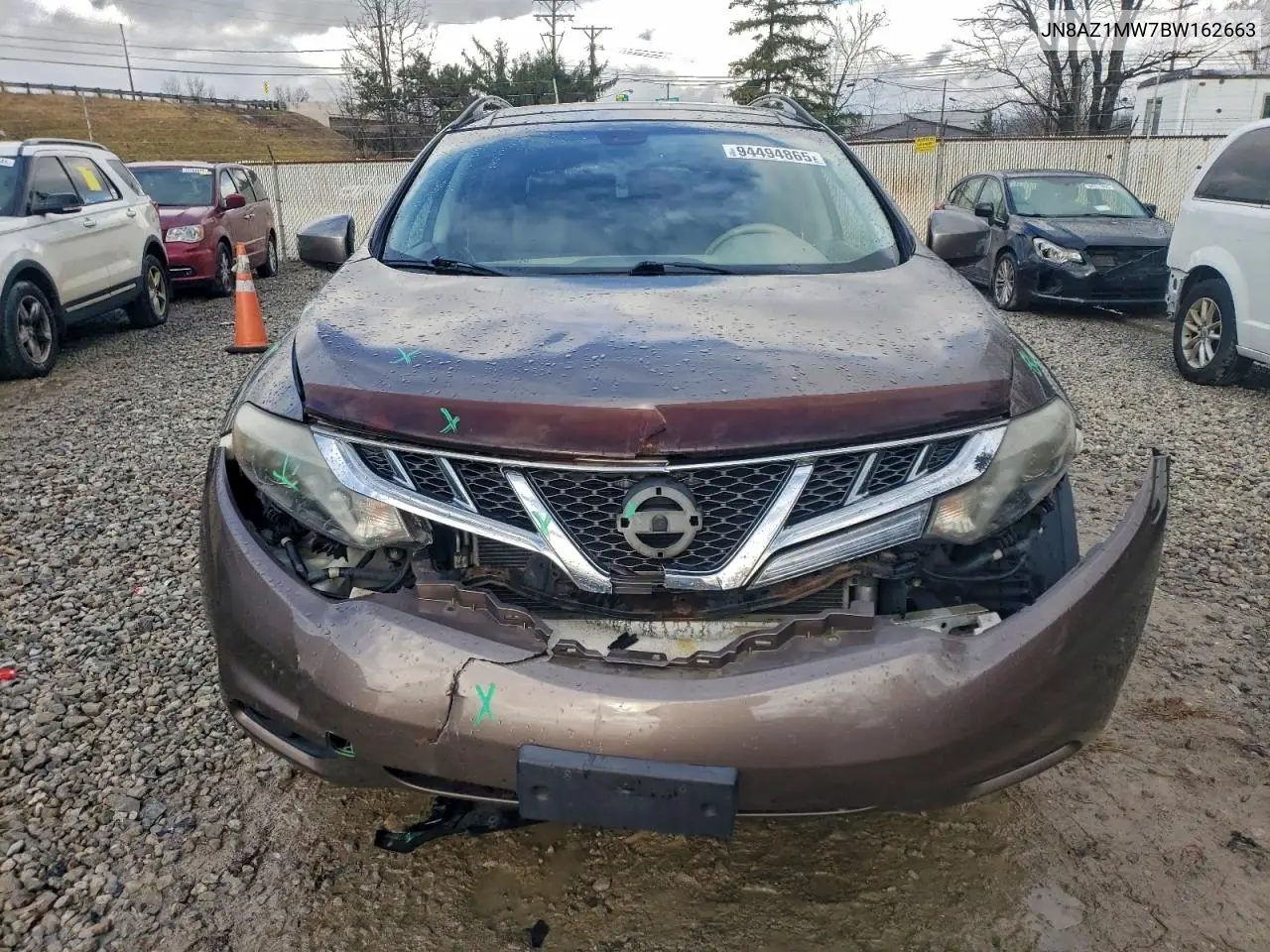 JN8AZ1MW7BW162663 2011 Nissan Murano S